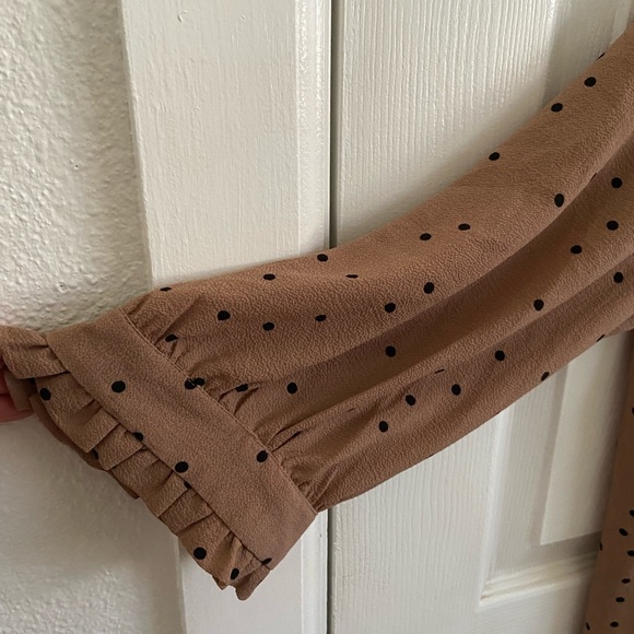 Ruffled and polka dot blouse - Picture 2 of 3